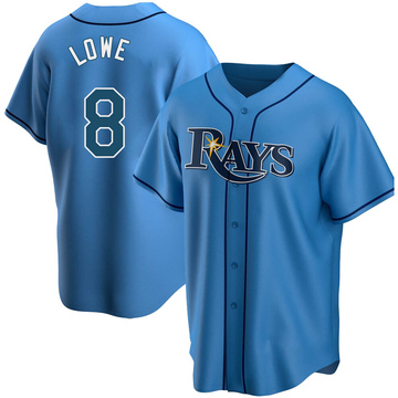 Tampa Bay Rays #8 On Lowe Mlb Golden Brandedition White Jersey Gift For Rays  Fans - Bluefink