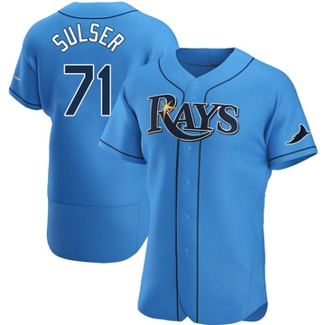 Men's Tampa Bay Rays Cole Sulser Light Blue Alternate Jersey - Authentic