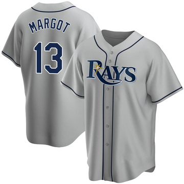 Manuel Margot Men's Nike White Tampa Bay Rays Home Replica Custom Jersey