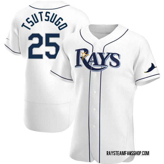 Team Issued Devil Rays Jersey: Yoshi Tsutsugo