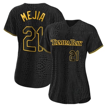 Francisco Mejia 28 Tampa Bay Rays Light Blue Alternate Jersey - Bluefink