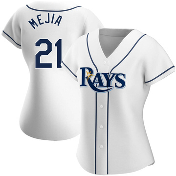 Men's Tampa Bay Rays Francisco Mejía White Home Replica Player Jersey
