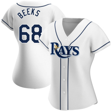 Replica Tampa Bay Rays Jalen Beeks Road Jersey - Gray