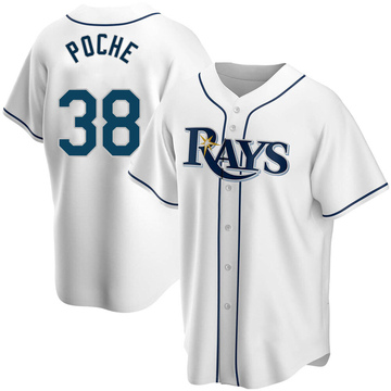 Majestic Two-Button Tampa Bay Rays Replica Youth Jersey 50/50 Blend YS  (R27) at 's Sports Collectibles Store