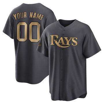 Custom Tampa Bay Rays Two-Button Jersey - Tampa Bay Rays-MAI383