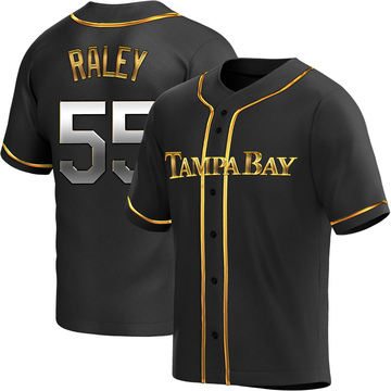 Tampa Bay Rays Luke Raley #55 Nike Men's Blue Alternate Official MLB Jersey